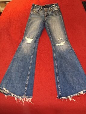 Women's Buckle Black Fit No. 75 Flare Jeans - Shaping & Smoothing 27X34